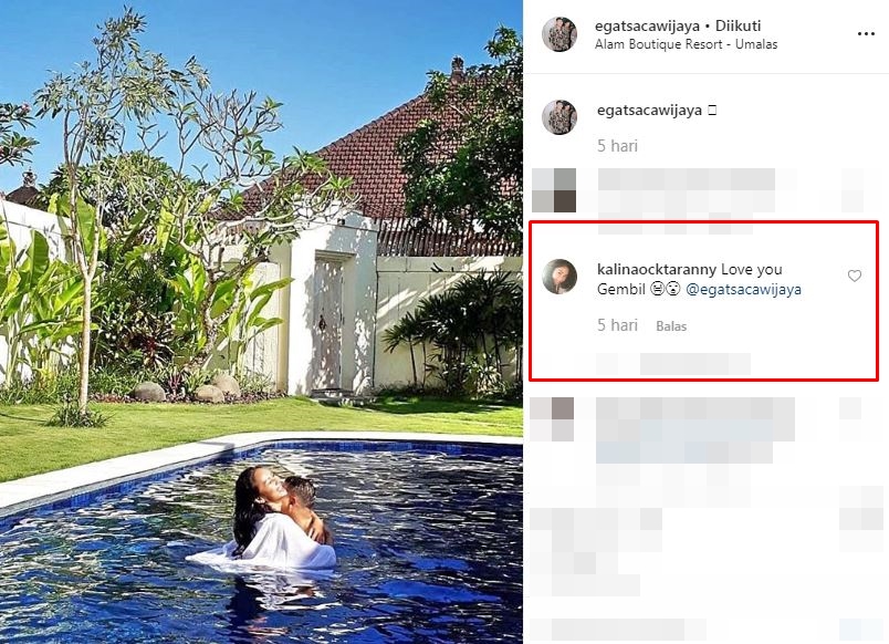 8 Potret Egat Sacawijaya, kekasih baru Kalina Oktarani