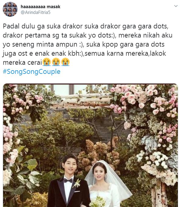 Song Song Couple cerai, ini 12 curhat sedih warganet yang bikin mewek