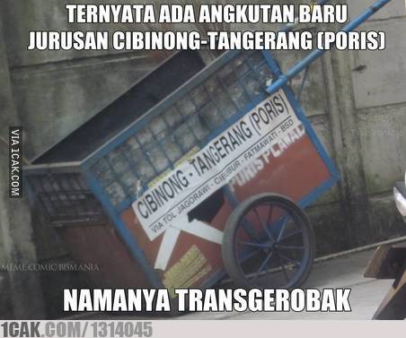 10 Gerobak ini terinspirasi alat transportasi, bikin ketawa
