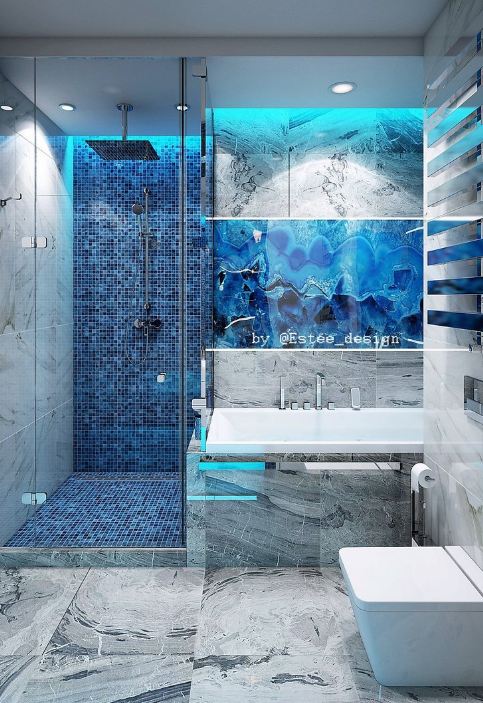 12 Desain  kamar  mandi  pakai  shower minimalis dan elegan