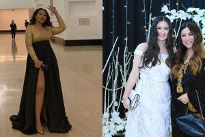 Beda gaya 9 anak seleb saat promnight, Zahwa Massaid jadi sorotan