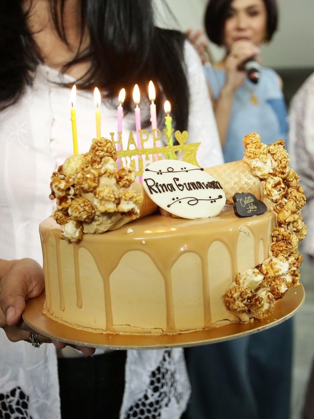 10 Momen seru ulang tahun Rina Gunawan ke-45, bertabur seleb