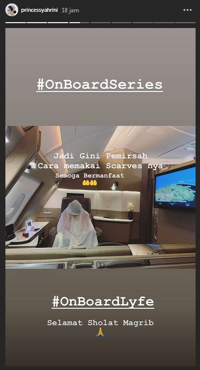 Selalu bawa scarf saat bepergian, Syahrini ungkap alasannya