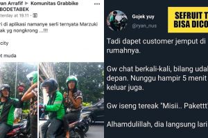 8 Momen kocak driver ojek online saat jemput penumpang