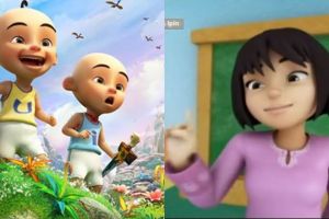 Begini respons lucu Upin Ipin saat dijelaskan tentang pelangi