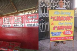 12 Iklan warung makan ini absurd banget, bikin tepuk jidat