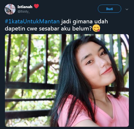 10 Cuitan lucu '1 kata Untuk Mantan', nyindir keras sang mantan