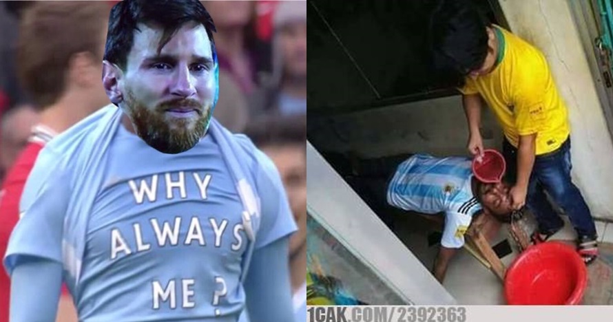 9 Meme lucu kekalahan Argentina di Copa America 2019, sindir Messi