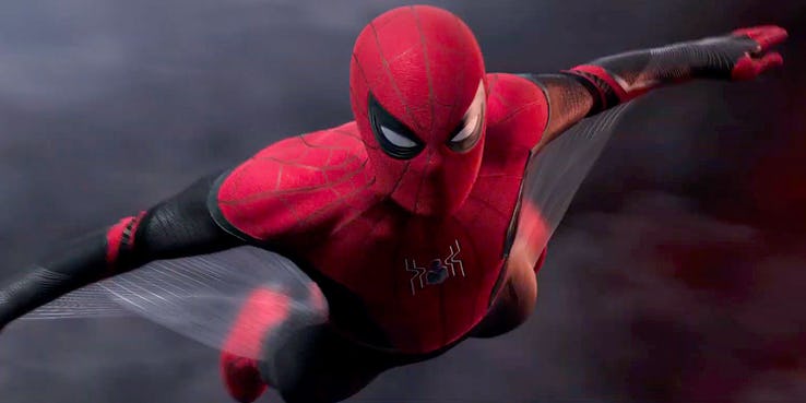 Kekuatan 4 kostum Peter Parker di film Spider-Man: Far From Home
