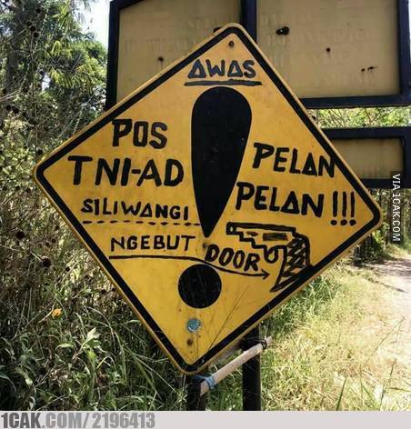 11 Peringatan keselamatan ini bikin auto tepuk jidat