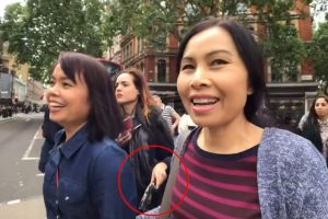 Detik-detik aksi copet terekam video vlog korbannya