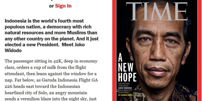 3 Media berpengaruh di dunia soroti pemerintahan Jokowi 