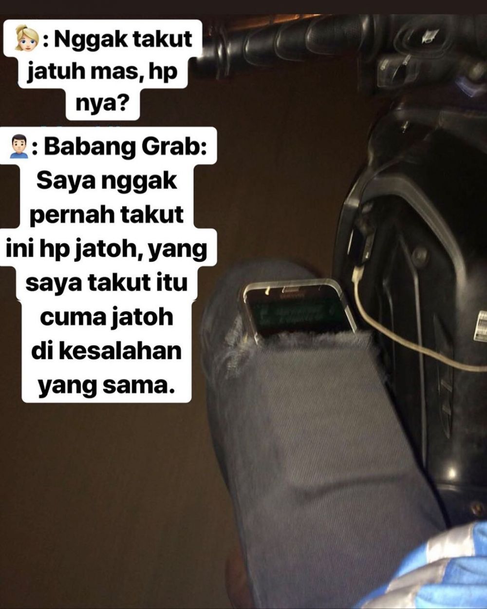 11 Potret akal-akalan driver ojek online pas lagi kepepet, kocak!