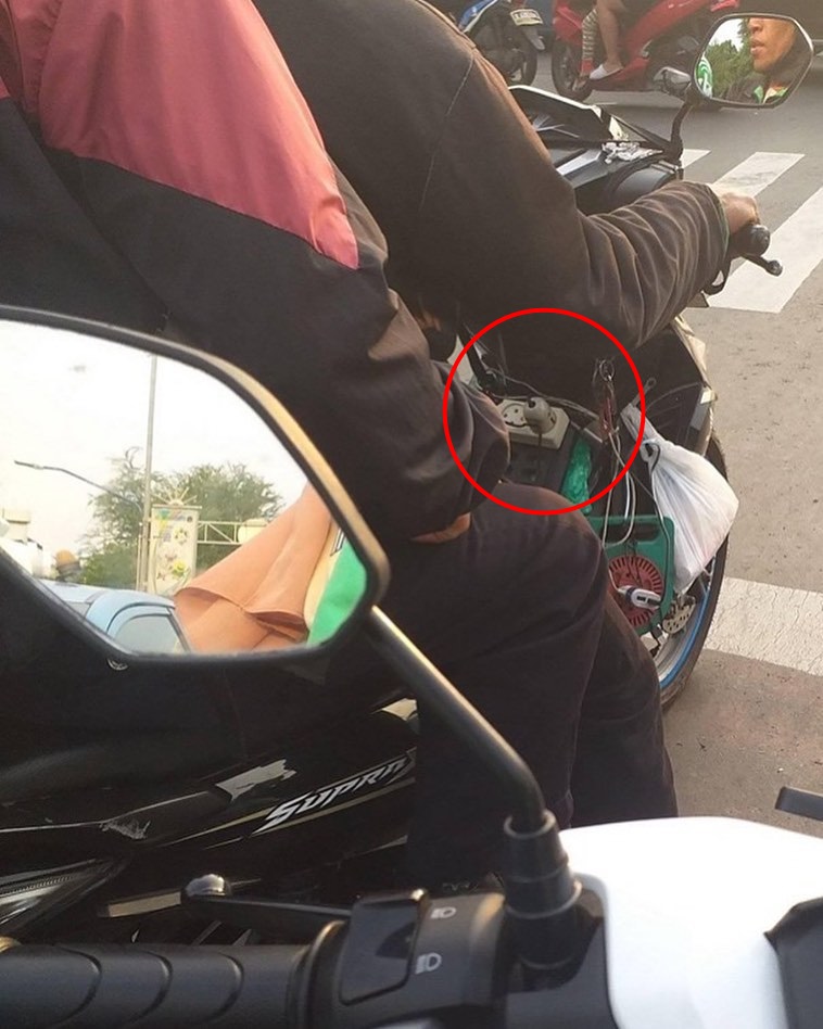 11 Potret akal-akalan driver ojek online pas lagi kepepet, kocak!