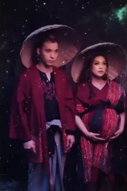 7 Potret maternity anak kedua Celine Evangelista, bak lukisan