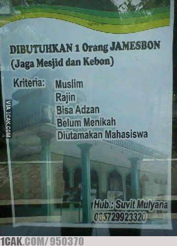10 Spanduk iklan lowongan kerja ini absurd abis, bikin ngakak