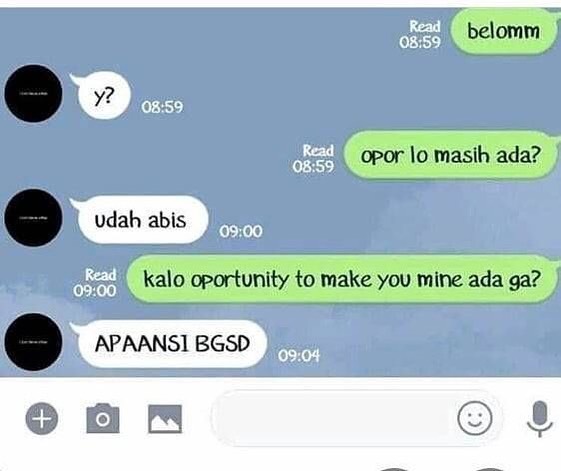 10 Chat lucu ditolak sama gebetan, bikin sakit tapi tak berdarah