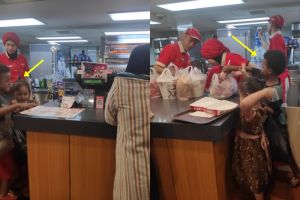 Anak jalanan modal Rp 20 ribu beli ayam, reaksi ibu ini tuai pujian