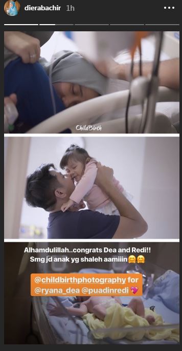 7 Momen kelahiran anak kedua Ryana Dea & Puadin Redi, penuh haru