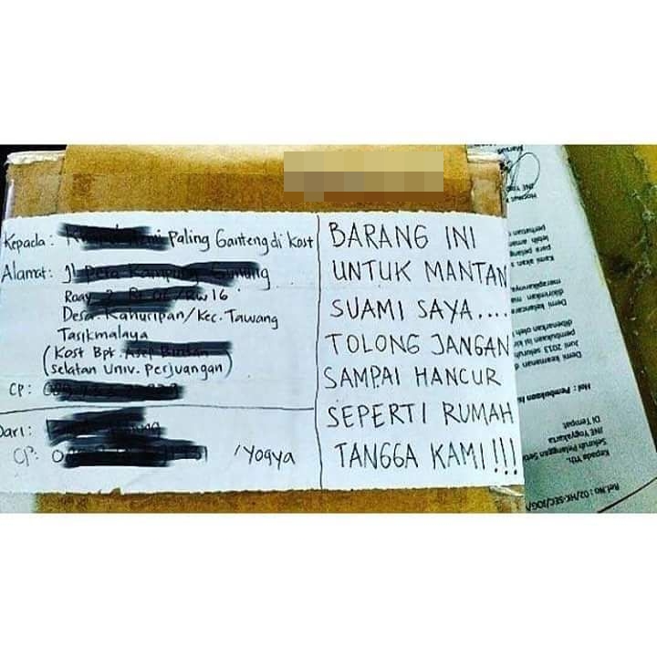 11 Pesan lucu di barang bawaan driver ojek online ini bikin geli