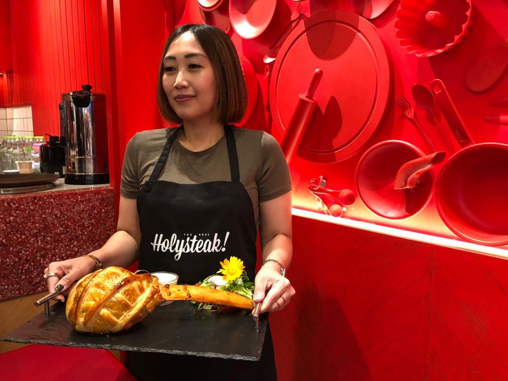 Beda dari yang lainnya, steak lezat ini berbentuk lolipop