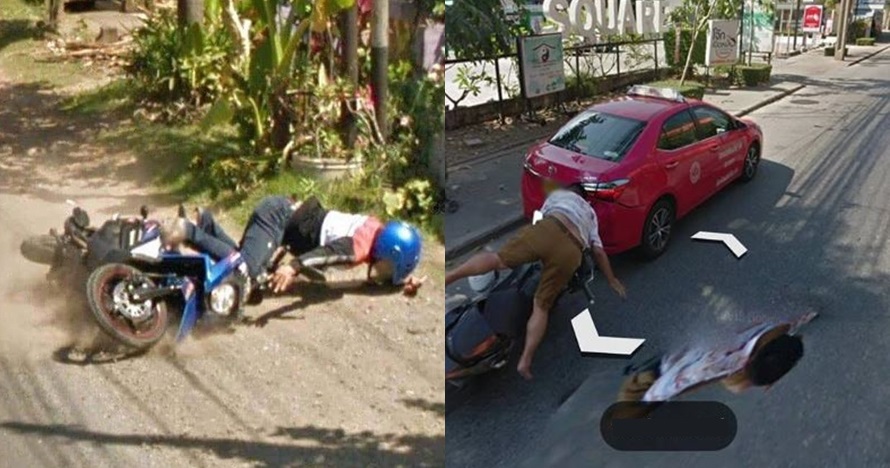 10 Momen apes terekam Google Street View, bikin ngelus dada