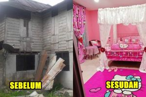 10 Transformasi rumah usia 100 tahun jadi 'istana' Hello Kitty