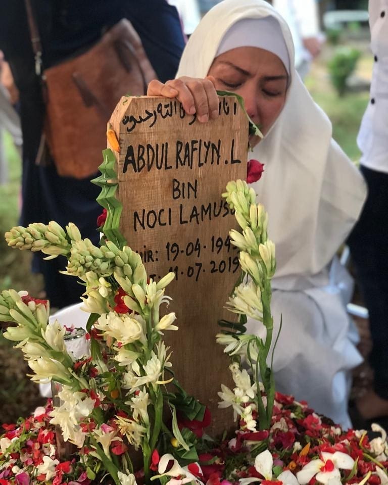 Ungkapan kesedihan Cynthia Lamusu melepas kepergian ayahnya