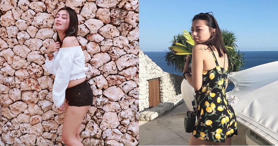 11 Potret Chagii Amelia pamer pundak ini bikin gagal fokus