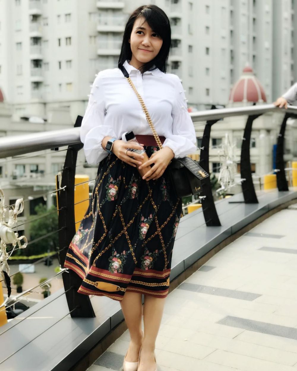 10 Pesona Sandhyca Putrie, ajudan cantik Iriana Jokowi