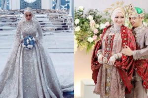 10 Inspirasi gaun pengantin berhijab, cantik dan elegan