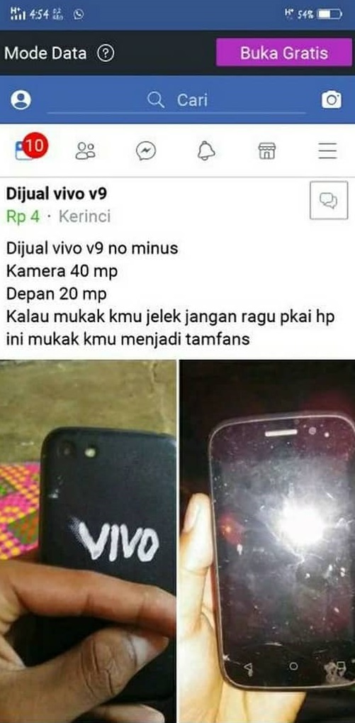 10 Postingan penjual online shop ini menipu, harus lihat dua kali