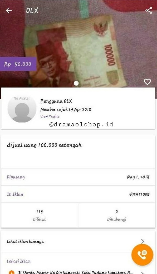 10 Postingan penjual online shop ini menipu, harus lihat dua kali