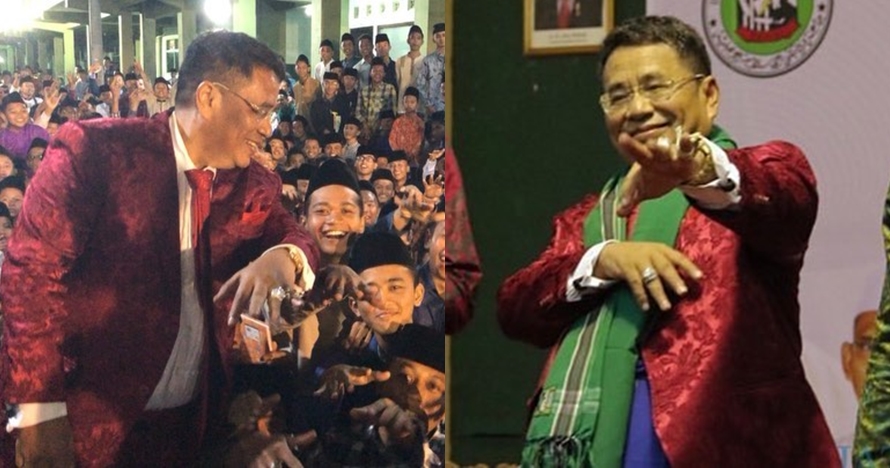 8 Momen Hotman Paris di ponpes Lirboyo, diberi surban & dipanggil Gus