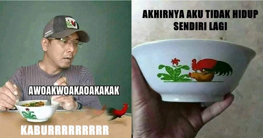 8 Meme lucu mangkuk ayam legendaris ini kocak