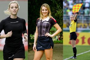 Pesona 10 wasit cantik & seksi di lapangan, bikin pemain terpukau