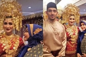 10 Momen malam bainai Tania Nadira, penampilannya anggun