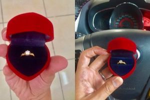 Lamaran ditolak, pria ini beri cincinnya untuk orang yang butuh