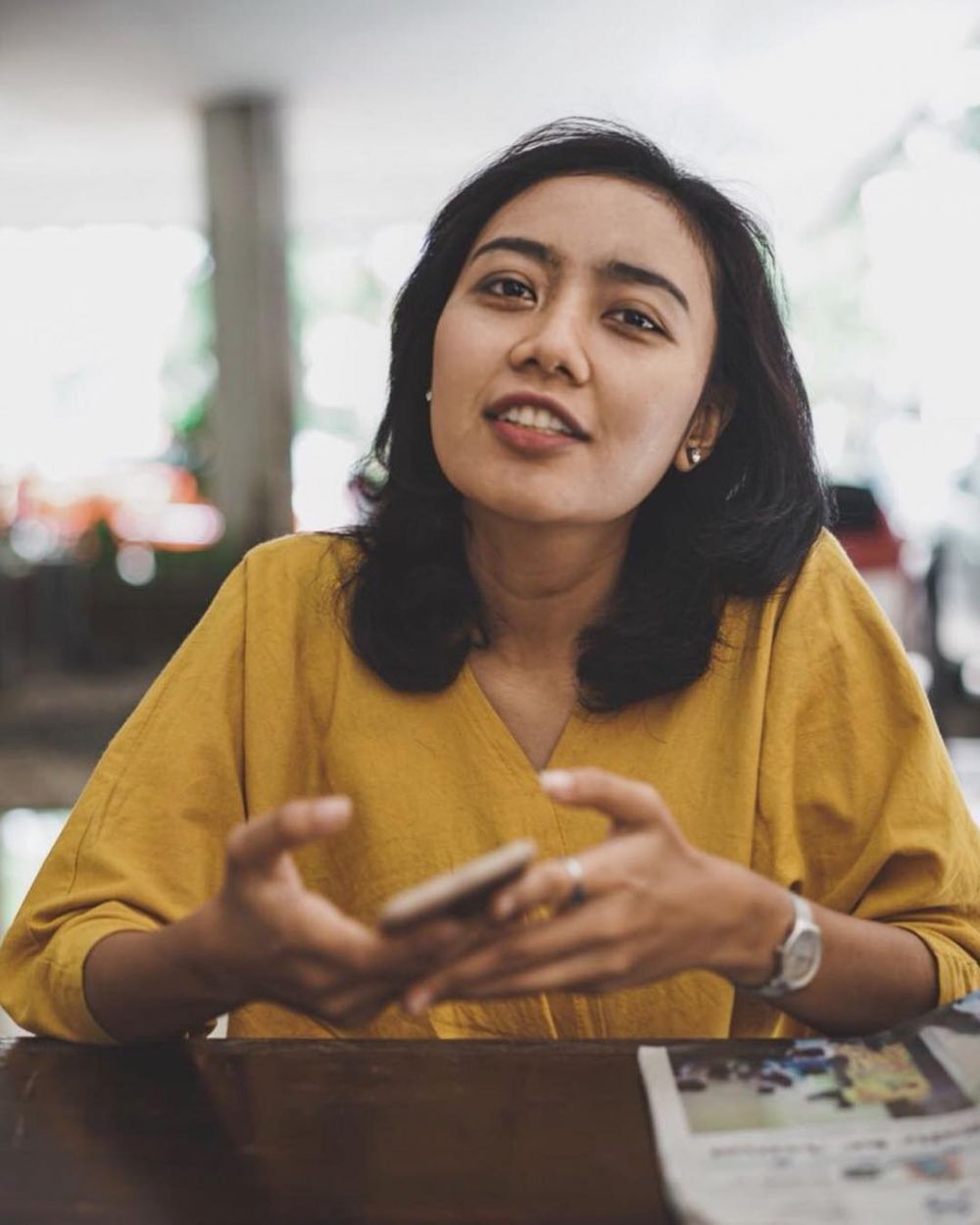 10 Pesona Randu Dahlia, jurnalis yang juga putri Sujiwo Tejo