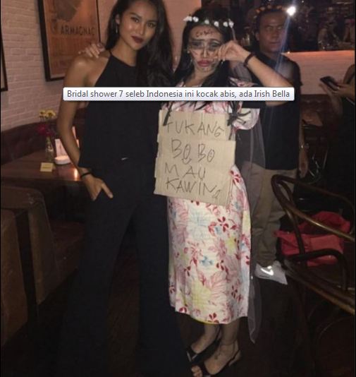Potret 8 seleb bermuka cemong saat bridal shower, totalitas abis