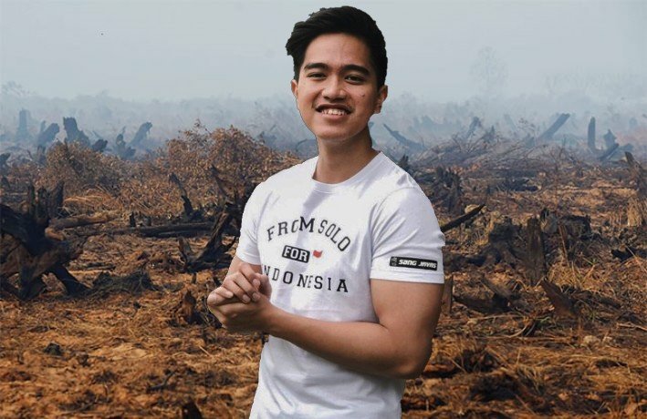 Minta diedit background wisata, 10 foto Kaesang ini bikin ngakak