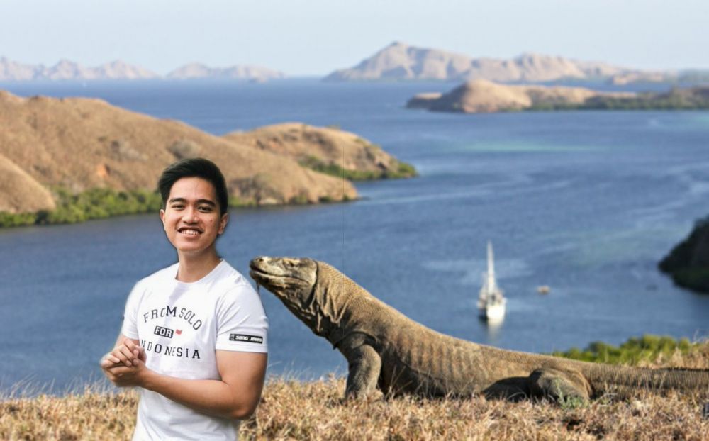 Minta diedit background wisata, 10 foto Kaesang ini bikin ngakak