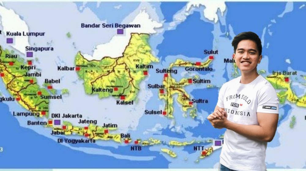 Minta diedit background wisata, 10 foto Kaesang ini bikin ngakak