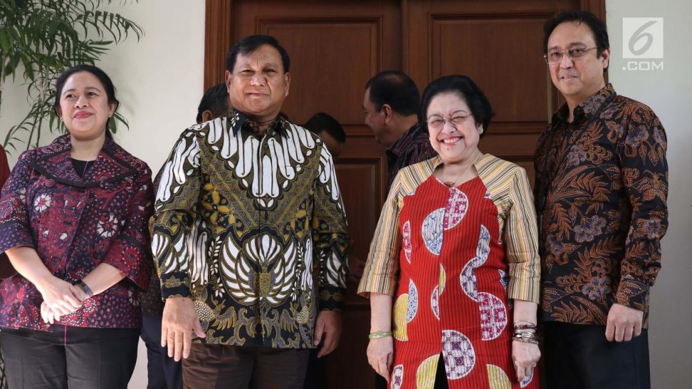 7 Momen pertemuan Megawati dan Prabowo, kompak pakai batik