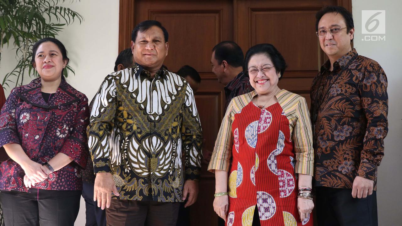  Prabowo: Meski beda sikap dengan Megawati, ujung-ujungnya rukun