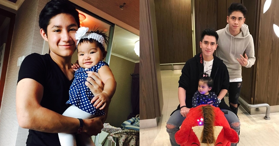 Momen 5 seleb ganteng bareng adik tirinya ini kompak abis