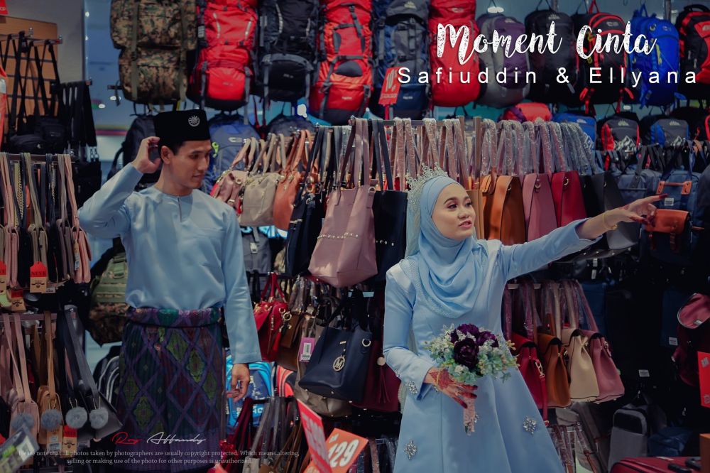 Viral pengantin lakukan pemotretan di mal, 10 fotonya unik abis