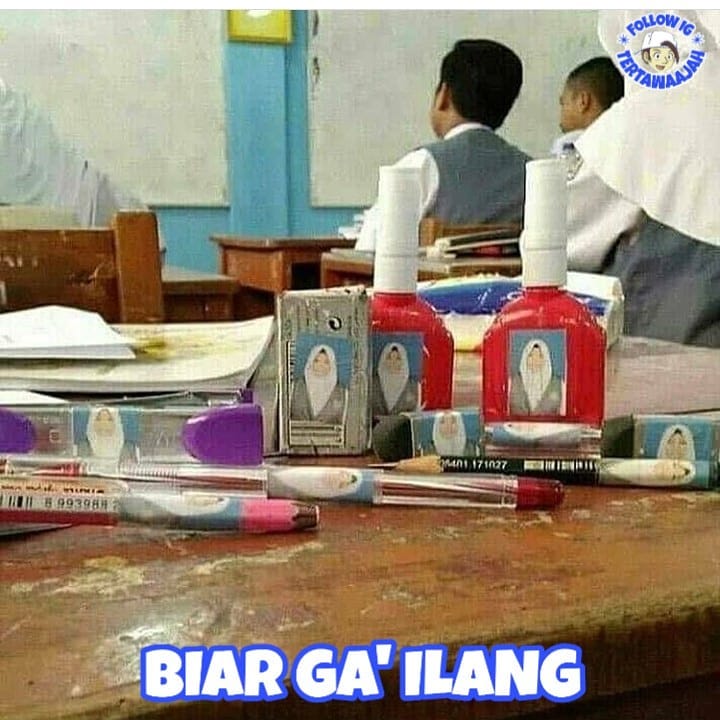 11 Potret lucu kreativitas siswa di sekolah ini mengundang senyum