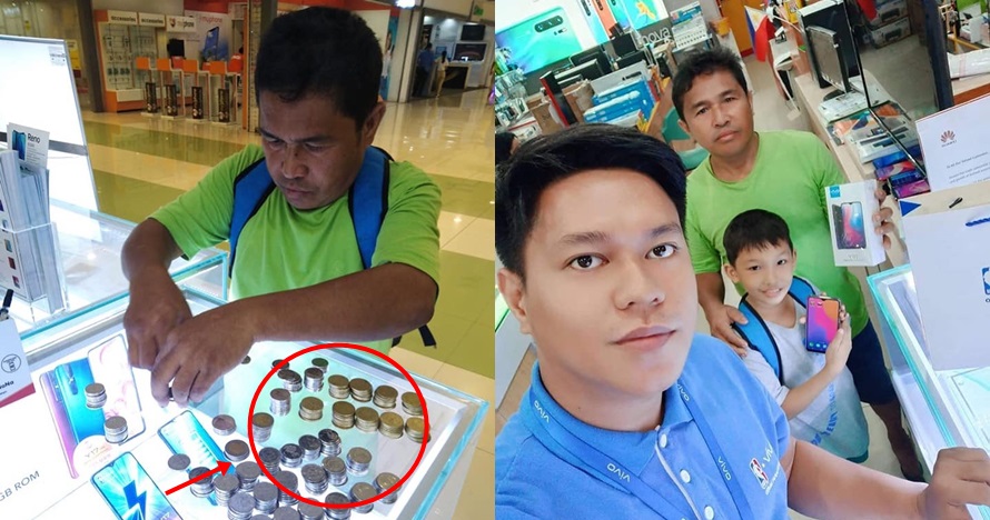 Kisah ayah nabung uang koin beli HP untuk anaknya, bikin terenyuh