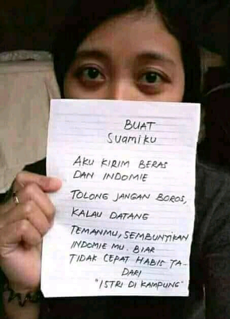 10 Surat dari istri untuk suami ini bikin geleng kepala